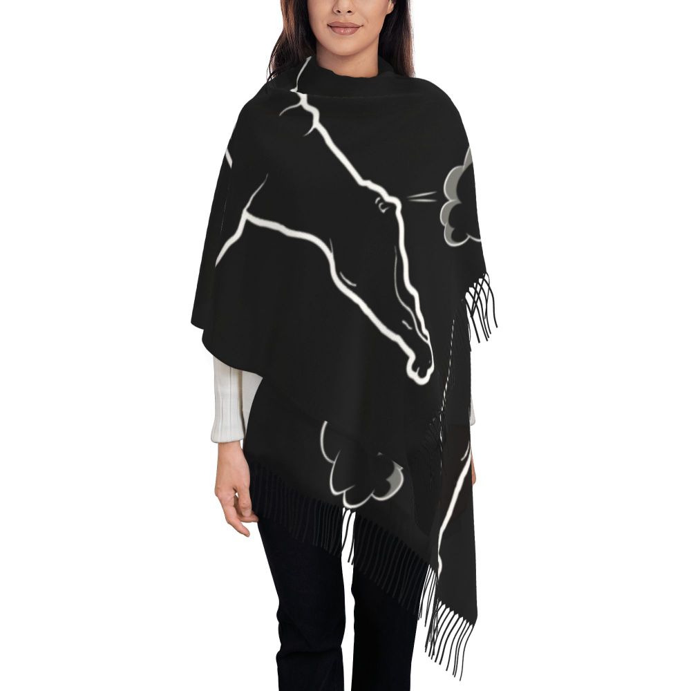 écharpe femmes hommes hiver automne chaud foulards Frenchie chien animal châle Wrap