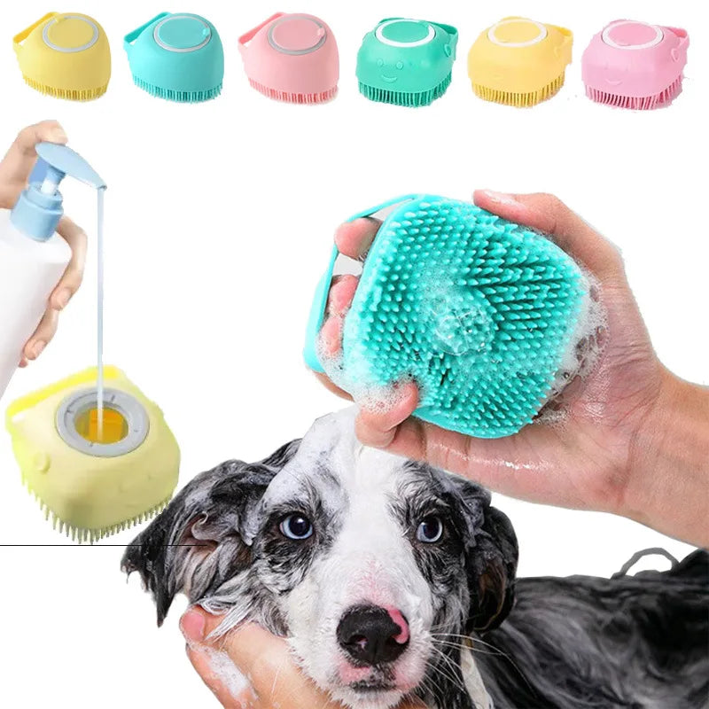 Salle de bain de toutou  Accessoires pour Animaux de Compagnie  Gants Bain Massage