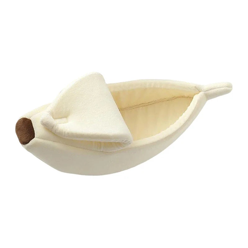 Banane Chat Lit Maison Drôle Mignon Confortable