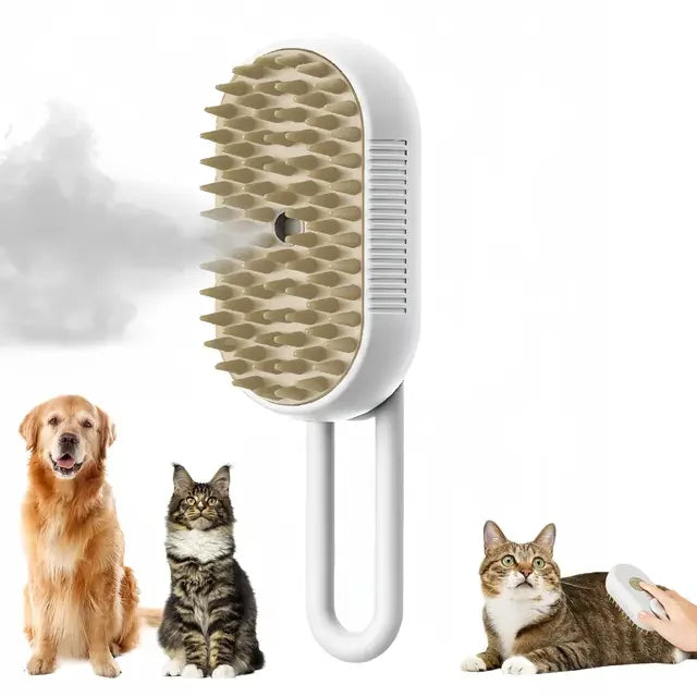 Spray électrique Brosse à poils de chat Brosse pour animaux